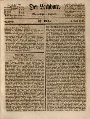 Der Lechbote Mittwoch 3. Mai 1848