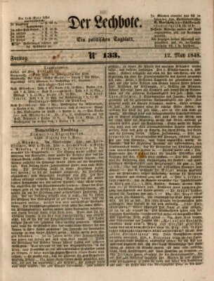 Der Lechbote Freitag 12. Mai 1848