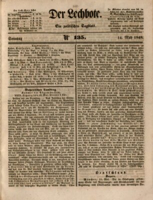 Der Lechbote Sonntag 14. Mai 1848