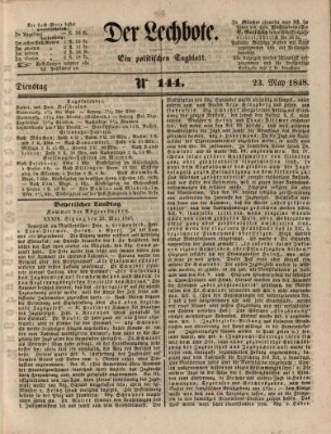 Der Lechbote Dienstag 23. Mai 1848