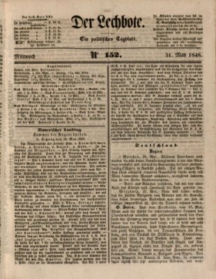 Der Lechbote Mittwoch 31. Mai 1848