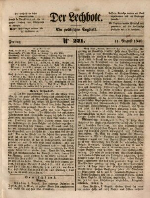 Der Lechbote Freitag 11. August 1848