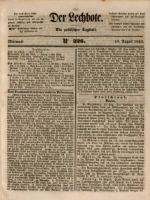 Der Lechbote Mittwoch 16. August 1848