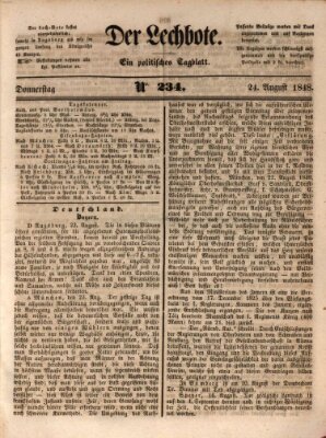 Der Lechbote Donnerstag 24. August 1848