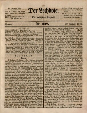 Der Lechbote Montag 28. August 1848