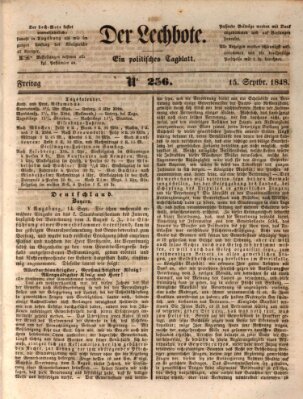 Der Lechbote Freitag 15. September 1848