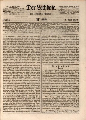 Der Lechbote Freitag 4. Mai 1849