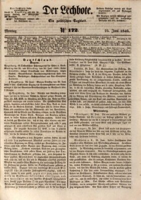 Der Lechbote Montag 25. Juni 1849