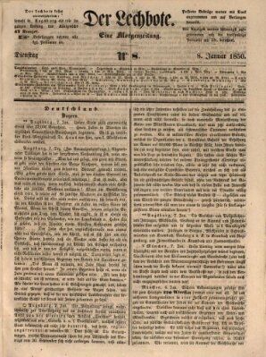 Der Lechbote Dienstag 8. Januar 1850