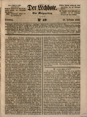 Der Lechbote Dienstag 26. Februar 1850