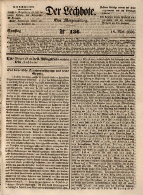 Der Lechbote Samstag 18. Mai 1850