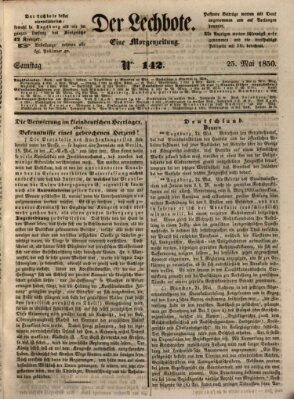 Der Lechbote Samstag 25. Mai 1850