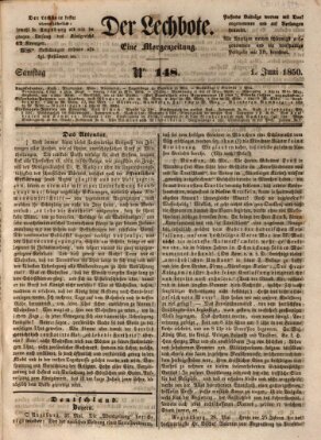 Der Lechbote Samstag 1. Juni 1850