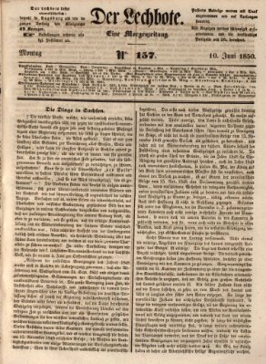 Der Lechbote Montag 10. Juni 1850