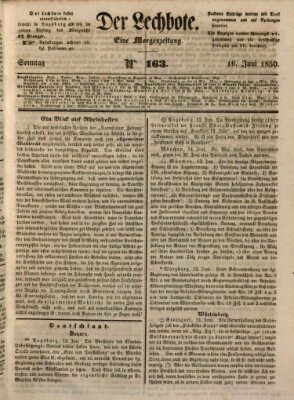 Der Lechbote Sonntag 16. Juni 1850