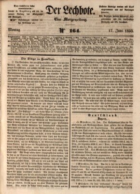 Der Lechbote Montag 17. Juni 1850