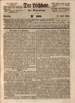 Der Lechbote Samstag 22. Juni 1850