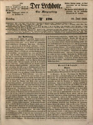 Der Lechbote Samstag 29. Juni 1850