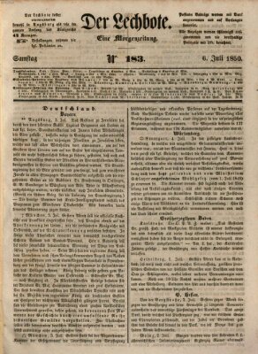 Der Lechbote Samstag 6. Juli 1850