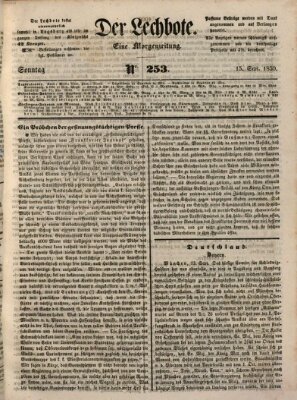 Der Lechbote Sonntag 15. September 1850