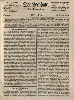 Der Lechbote Sonntag 20. Oktober 1850