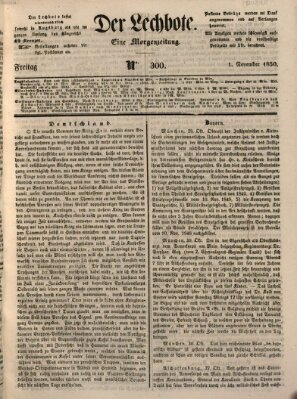 Der Lechbote Freitag 1. November 1850