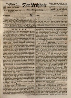 Der Lechbote Sonntag 10. November 1850