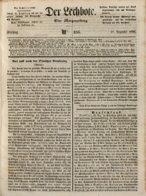 Der Lechbote Freitag 27. Dezember 1850