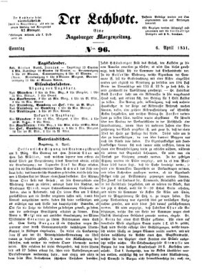 Der Lechbote Sonntag 6. April 1851