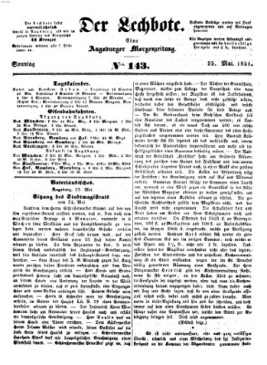 Der Lechbote Sonntag 25. Mai 1851