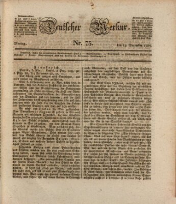 Deutscher Merkur Montag 14. Dezember 1829