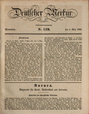 Deutscher Merkur Samstag 1. Mai 1830