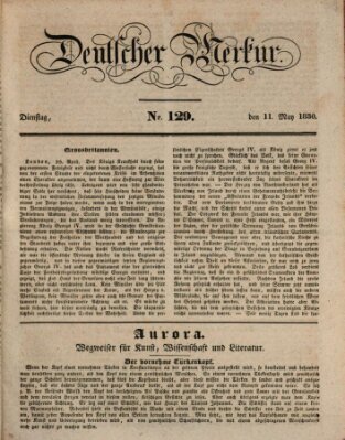 Deutscher Merkur Dienstag 11. Mai 1830