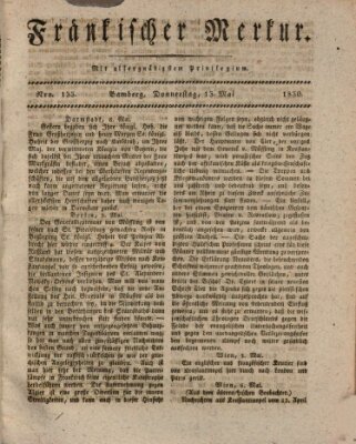 Fränkischer Merkur (Bamberger Zeitung) Donnerstag 13. Mai 1830