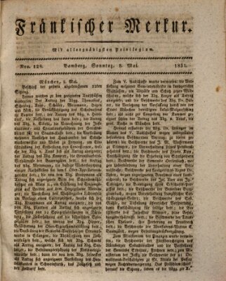 Fränkischer Merkur (Bamberger Zeitung) Sonntag 8. Mai 1831