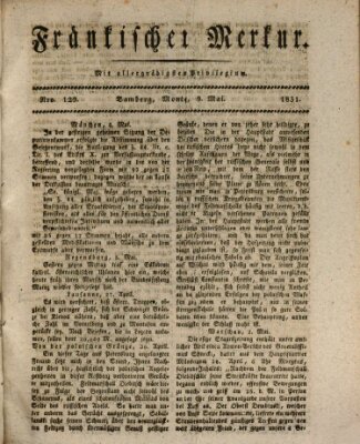 Fränkischer Merkur (Bamberger Zeitung) Montag 9. Mai 1831