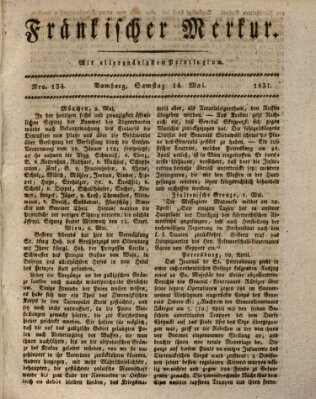 Fränkischer Merkur (Bamberger Zeitung) Samstag 14. Mai 1831