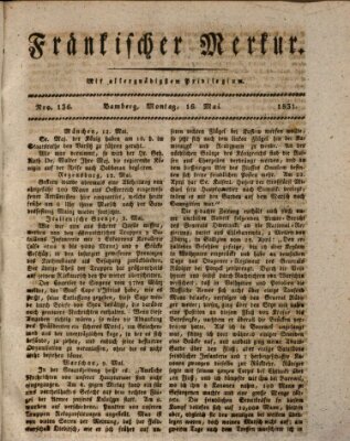 Fränkischer Merkur (Bamberger Zeitung) Montag 16. Mai 1831