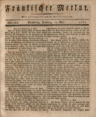 Fränkischer Merkur (Bamberger Zeitung) Freitag 11. Mai 1832