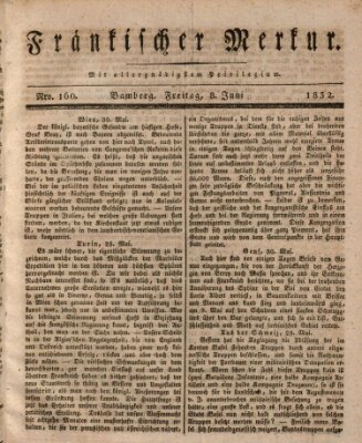 Fränkischer Merkur (Bamberger Zeitung) Freitag 8. Juni 1832