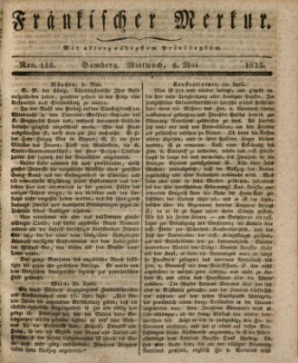 Fränkischer Merkur (Bamberger Zeitung) Mittwoch 8. Mai 1833