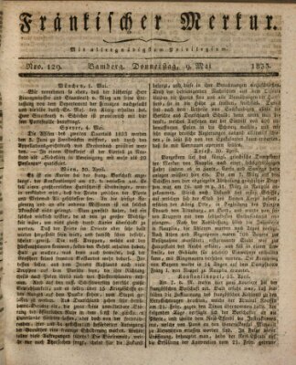 Fränkischer Merkur (Bamberger Zeitung) Donnerstag 9. Mai 1833