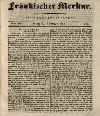 Fränkischer Merkur (Bamberger Zeitung) Freitag 6. Mai 1836