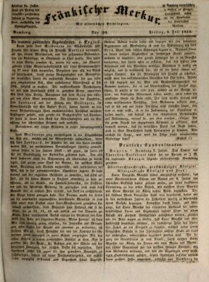 Fränkischer Merkur (Bamberger Zeitung) Freitag 8. Juli 1836