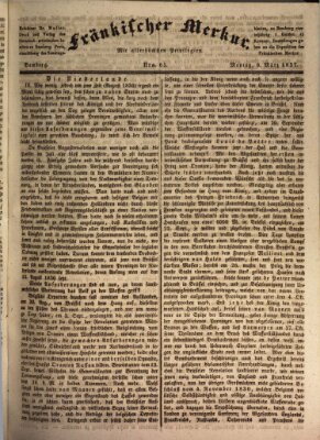 Fränkischer Merkur (Bamberger Zeitung) Montag 6. März 1837