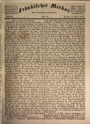 Fränkischer Merkur (Bamberger Zeitung) Freitag 31. März 1837