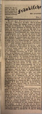 Fränkischer Merkur (Bamberger Zeitung) Samstag 22. April 1837