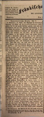 Fränkischer Merkur (Bamberger Zeitung) Freitag 28. April 1837