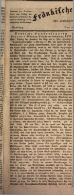 Fränkischer Merkur (Bamberger Zeitung) Mittwoch 17. Mai 1837