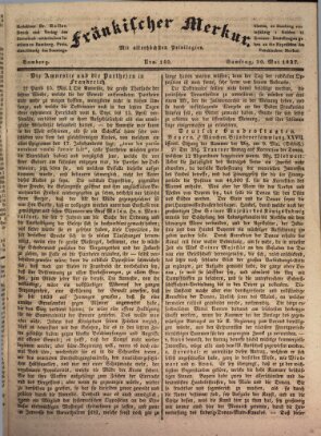 Fränkischer Merkur (Bamberger Zeitung) Freitag 19. Mai 1837